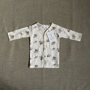 Jamie Kay Cream Floral Baby Cardigan